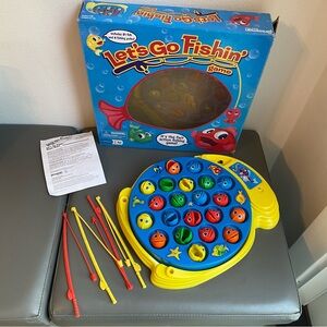 Pressman Let's Go Fishin' Fishing Game 100% Complete, Tested & Works Great